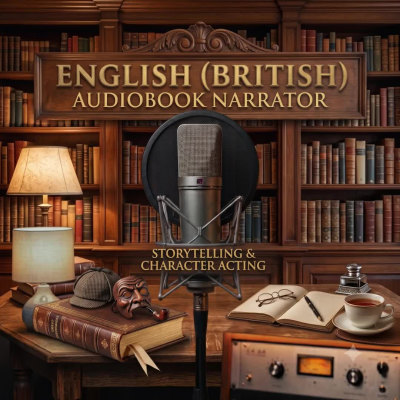 Engaging British Audiobook Narration for Fiction & Nonfiction