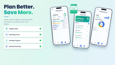 A Personal Finance App with Flutter & React Native for iOS & Android