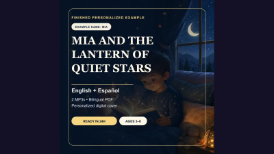 A four-role English and Spanish audiobook prototype