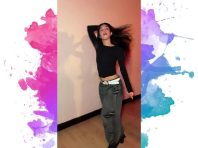 Tiktok dance, viral dance video, choreography twerk dance for your songs