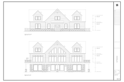 Custom Home Floor Plans and Elevations