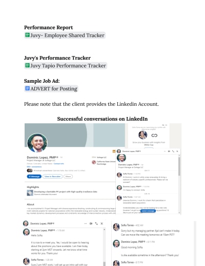 Talent Sourcing, Outreach and Appointment Setting
