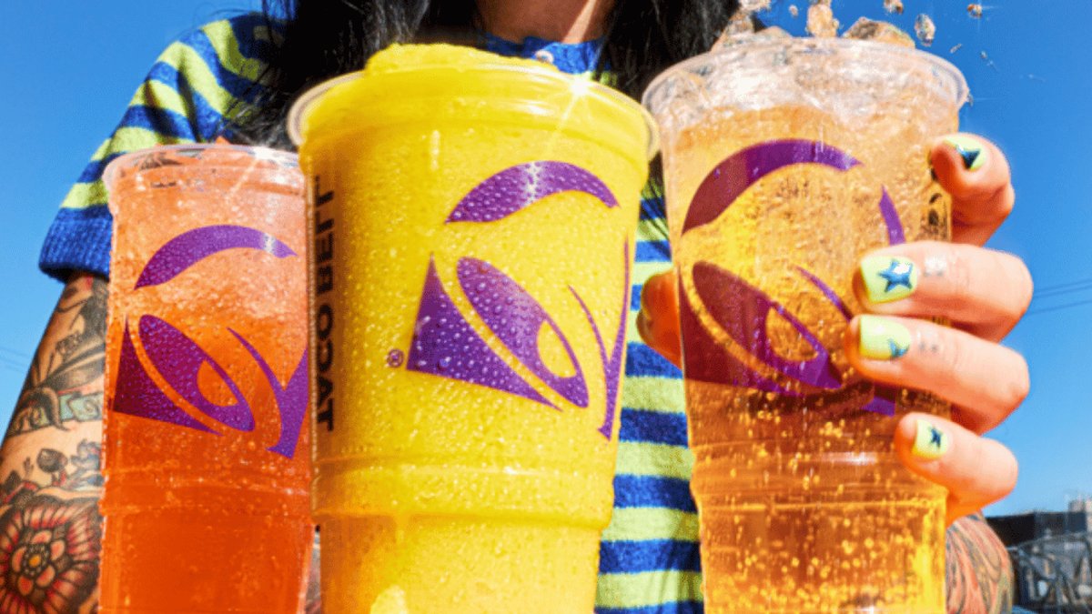 Taco Bell adds energy drinks to menu - taco bell drinks