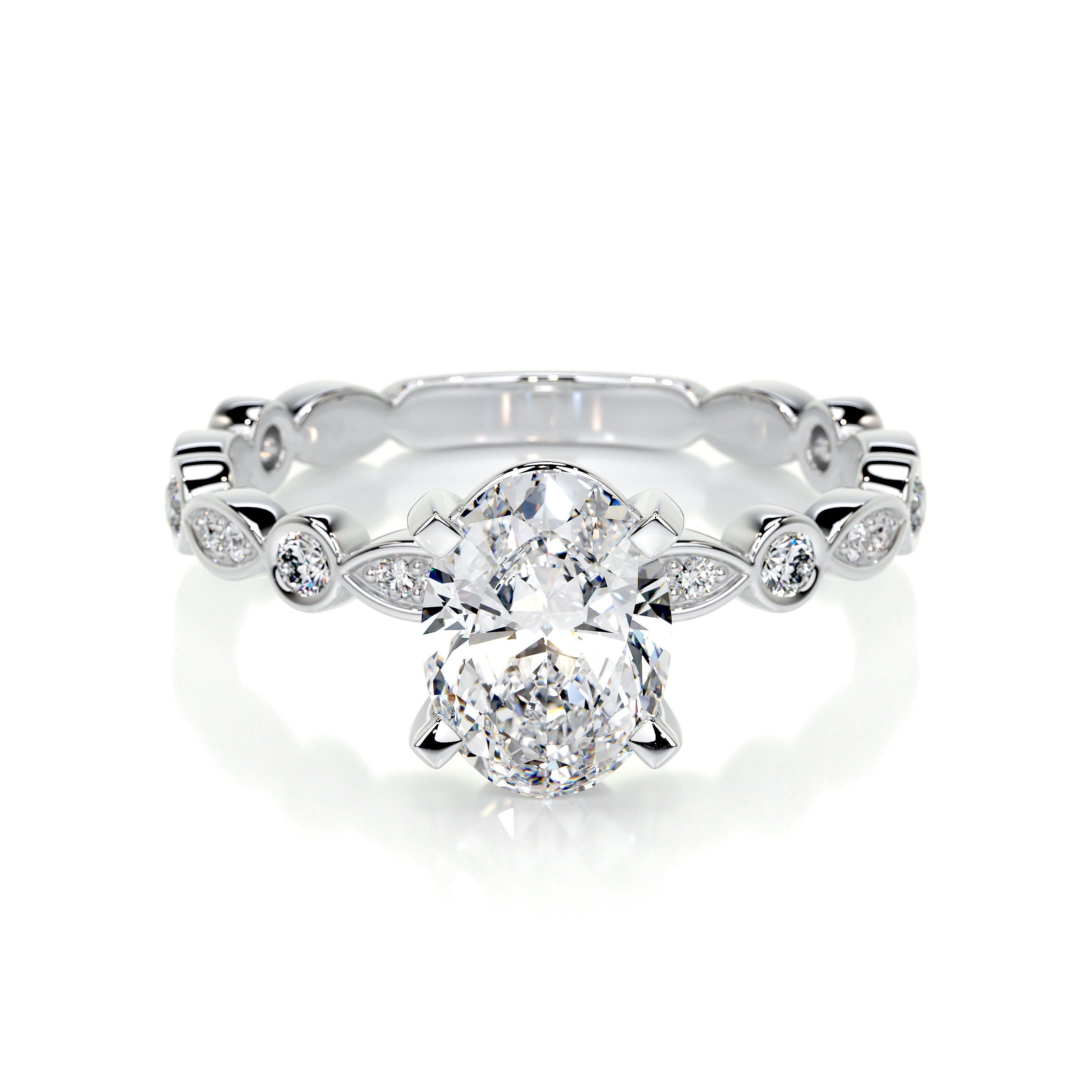The Timeless Glamour of Pave Wedding Bands: Embracing Lab Diamonds in the UK