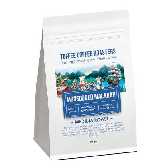 Toffee Coffee Roasters Monsooned Malabar Coffee