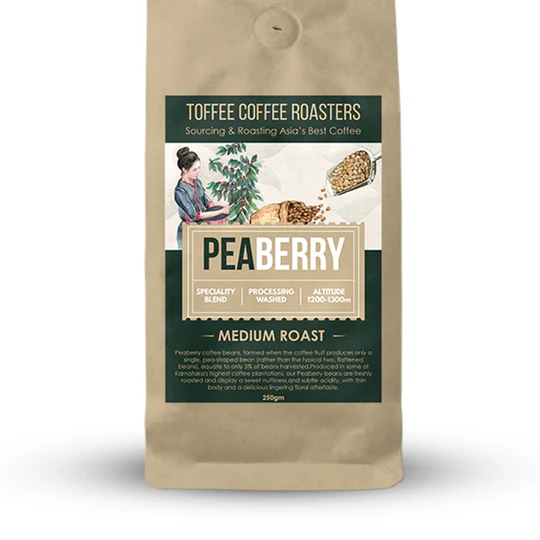 Toffee Coffee Roasters Peaberry Coffee - Medium Roast