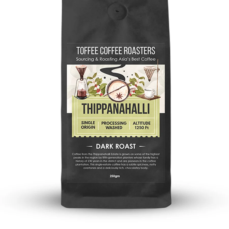Toffee Coffee Roasters Thippanahalli Estate Coffee