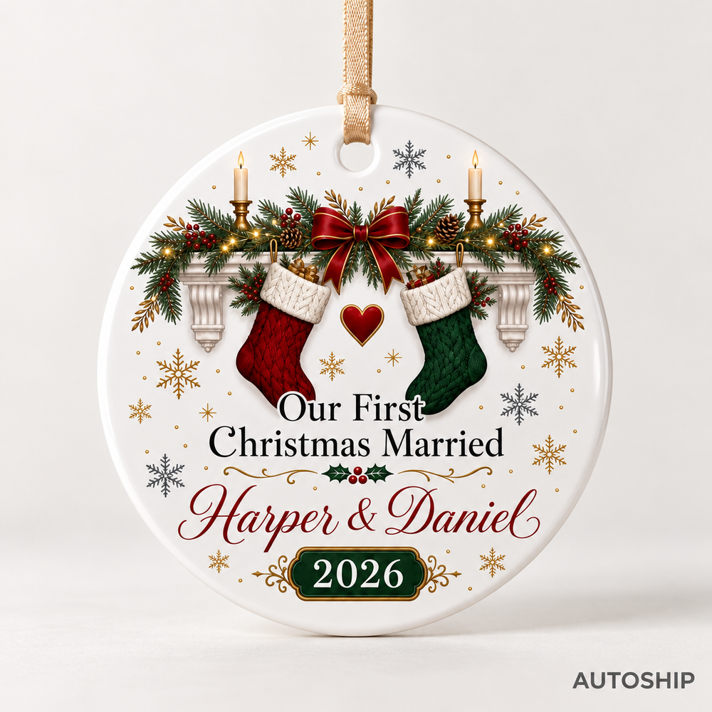 Circle Ceramic Ornament