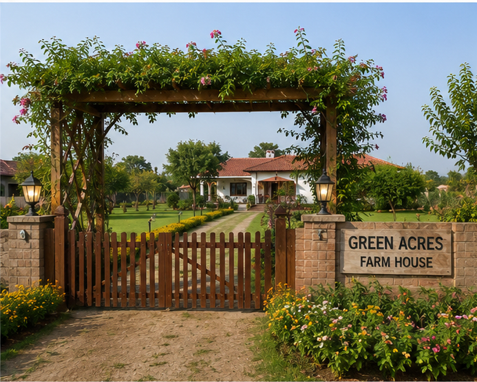 Farm House Near Highway