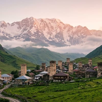 The Medieval Towers of Ushguli (Svaneti, Georgia) - Image & Concept Art example in the Travel category