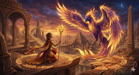 The Phoenix of Dawn - Image & Concept Art example in the Fantasy category, created with Nano Banana 2