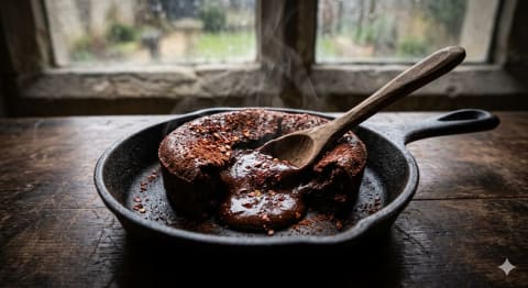 Molten Ancho Crucible - Image & Concept Art example in the Food category, created with Nano Banana 2