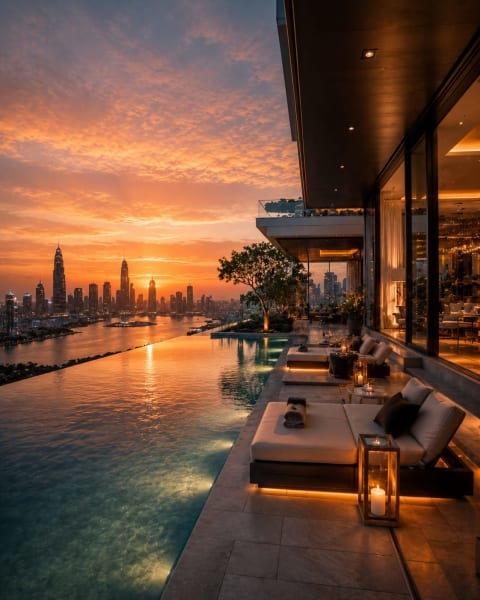Sky Villa - Image & Concept Art example in the Architecture category, created with ChatGPT