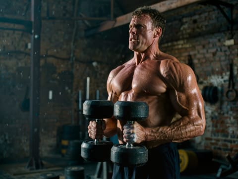 A Muscular Athlete - Image & Concept Art example in the Fitness & Health category, created with Kling AI