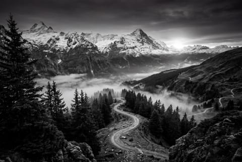 Alpine mountains - Image & Concept Art example in the Travel category, created with Nano Banana 2