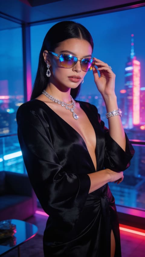 Nova Luxe - Image & Concept Art example in the AI Influencer category, created with Seedreams 4.5