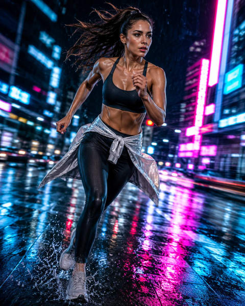 Athletic Woman - Image & Concept Art example in the Fitness & Health category, created with ChatGPT