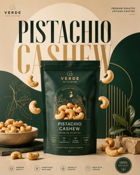 Cashew Poster - Image & Concept Art example in the Poster category, created with ChatGPT