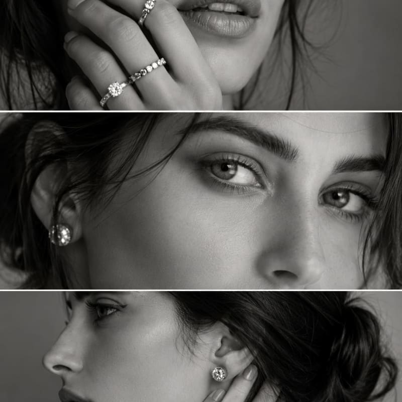 Black-and-white Luxury Fashion Editorial