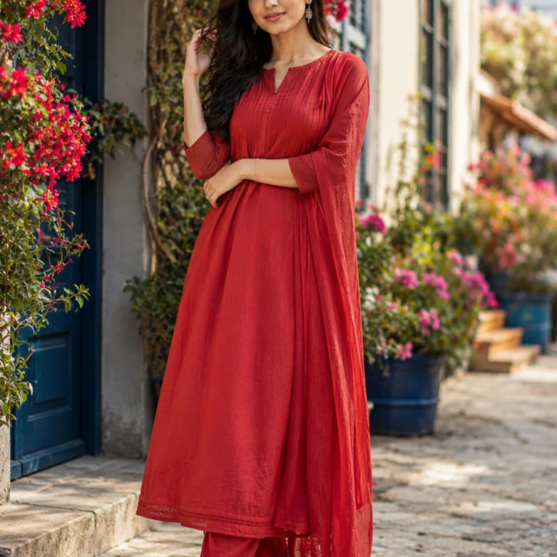 Girl in Indian Dress