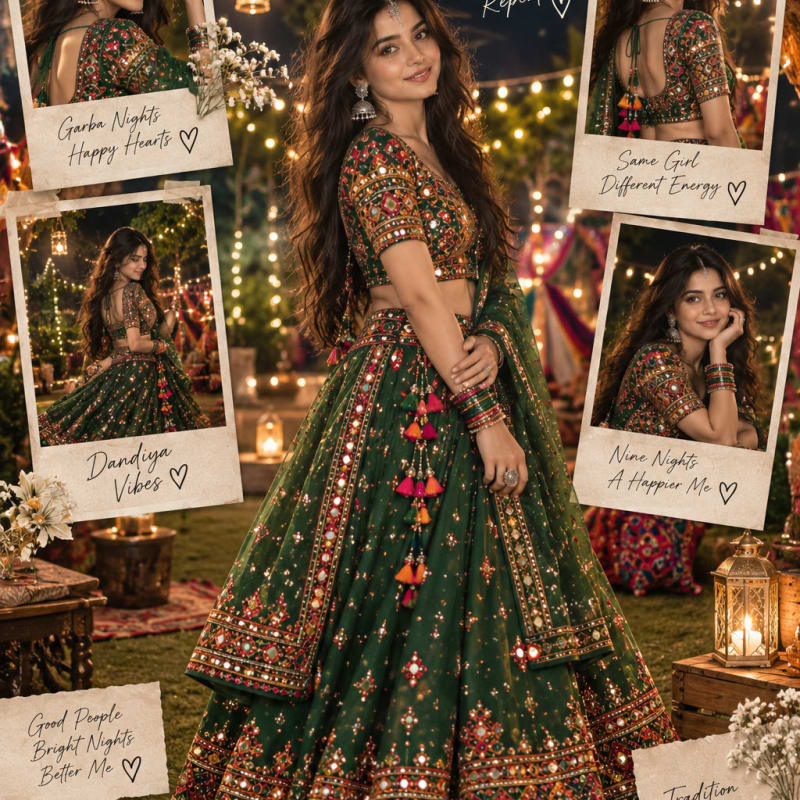 Instagram-viral Navratri fashion