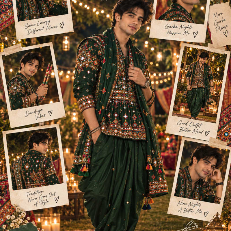 nstagram-viral Navratri Man's Fashion