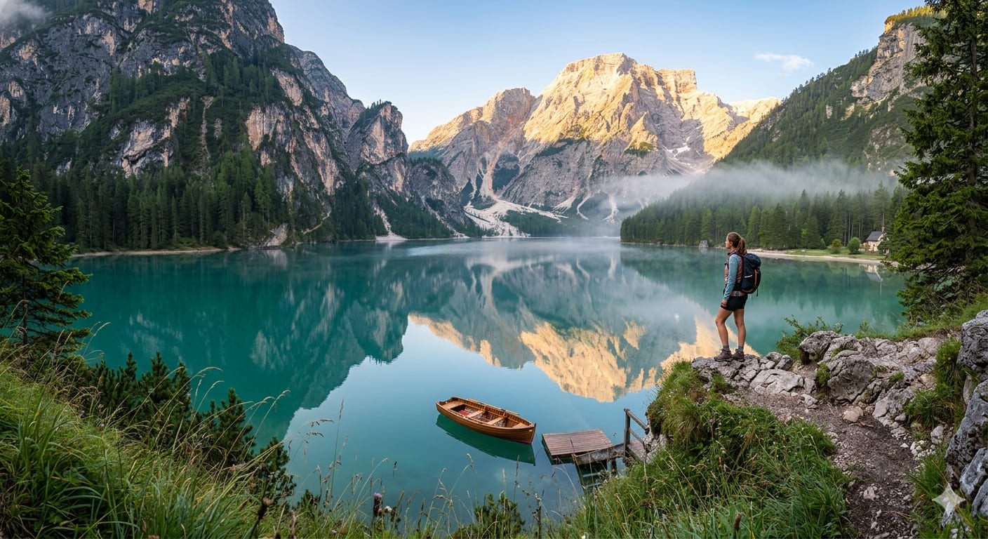 Alpine Serenity - Image & Concept Art example created with Nano Banana 2 in the Travel category