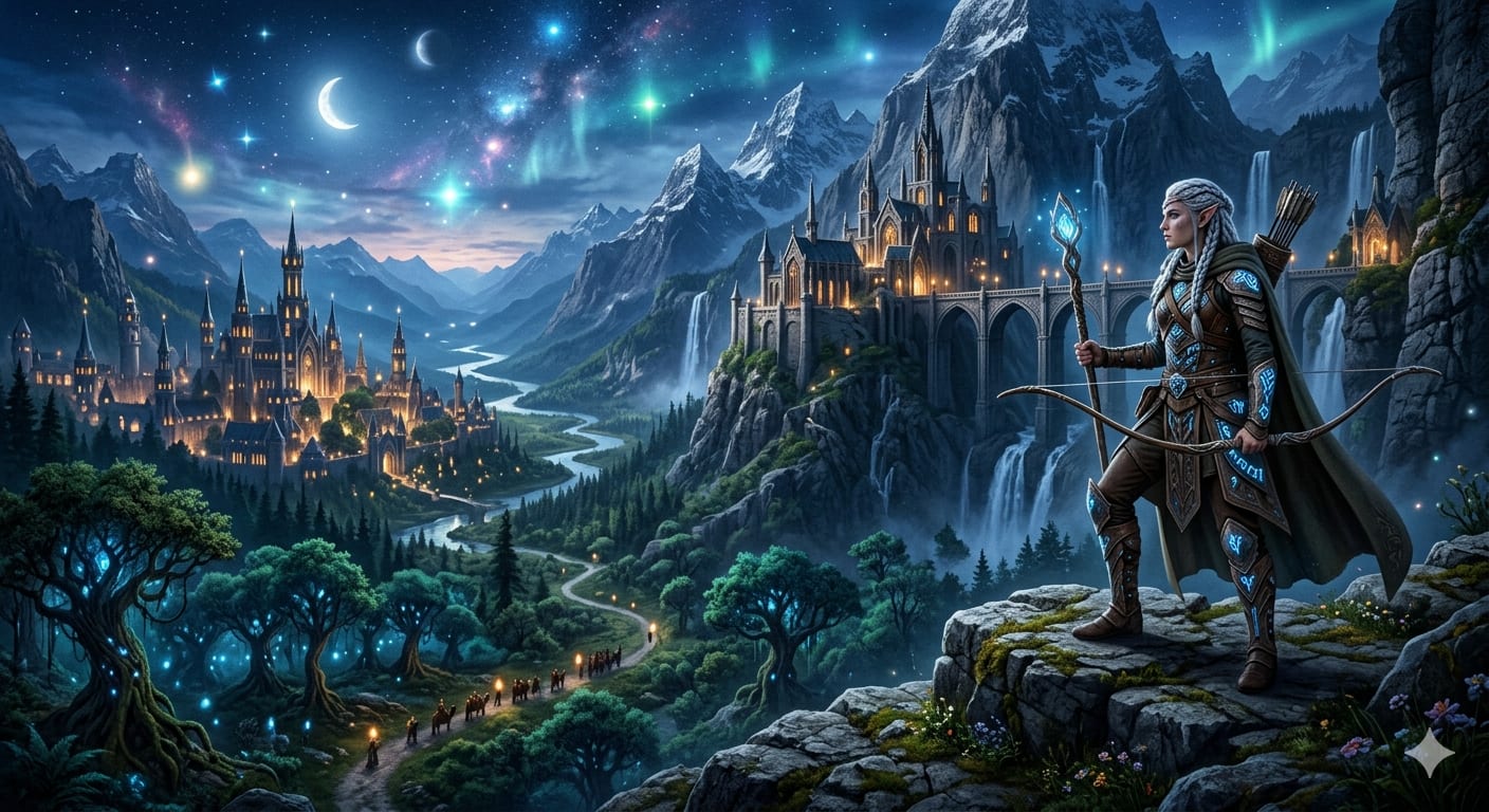The Guardian’s Vigil - Image & Concept Art example created with Nano Banana 2 in the Fantasy category