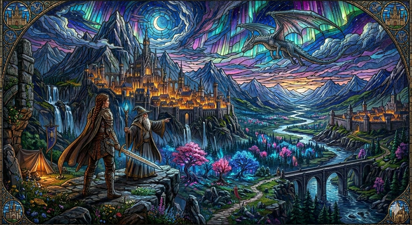 The Stained-Glass Prophecy - Image & Concept Art example in the Fantasy category