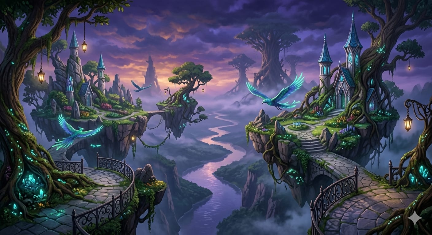 Sanctuary of the Sky-Weavers - Image & Concept Art example in the Fantasy category