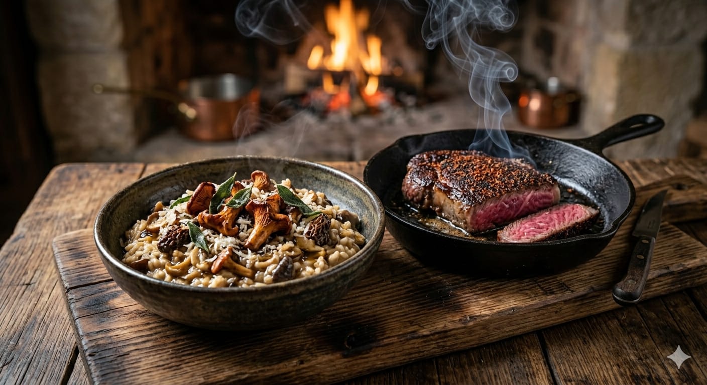 The Smoked Forest Floor - Image & Concept Art example created with Nano Banana 2 in the Food category
