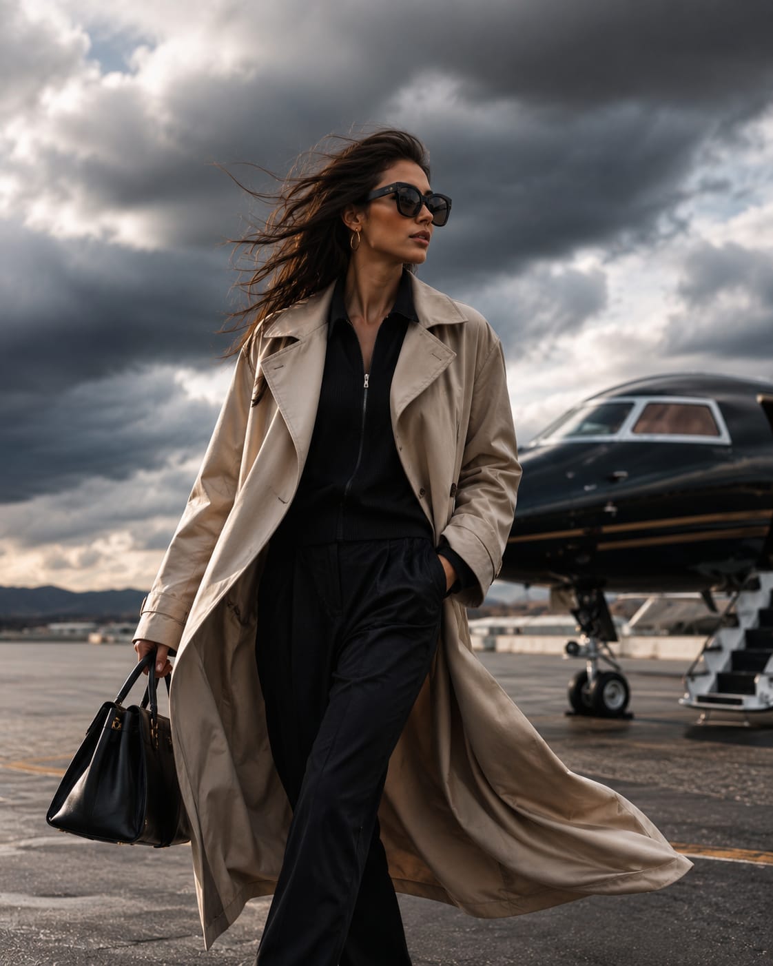 Runway Escape - Image & Concept Art example created with ChatGPT in the Fashion & Lifestyle category