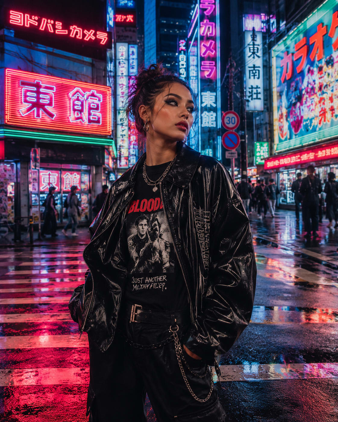 Neon Society - Image & Concept Art example created with ChatGPT in the Fashion & Lifestyle category