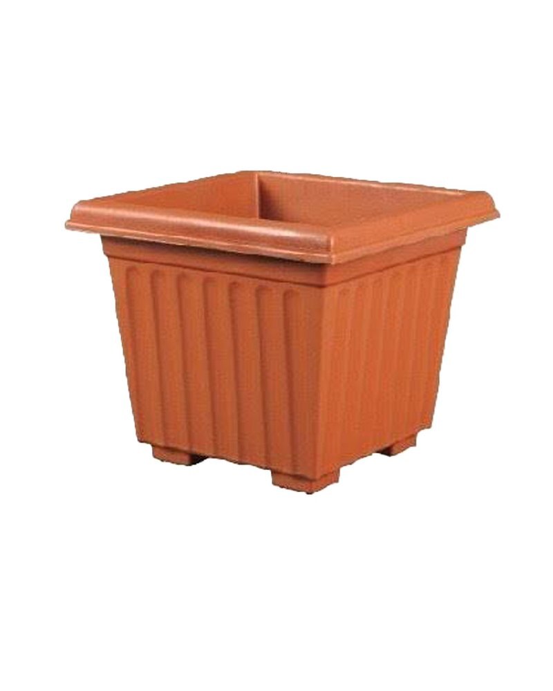 Kothari Square Pot Brown