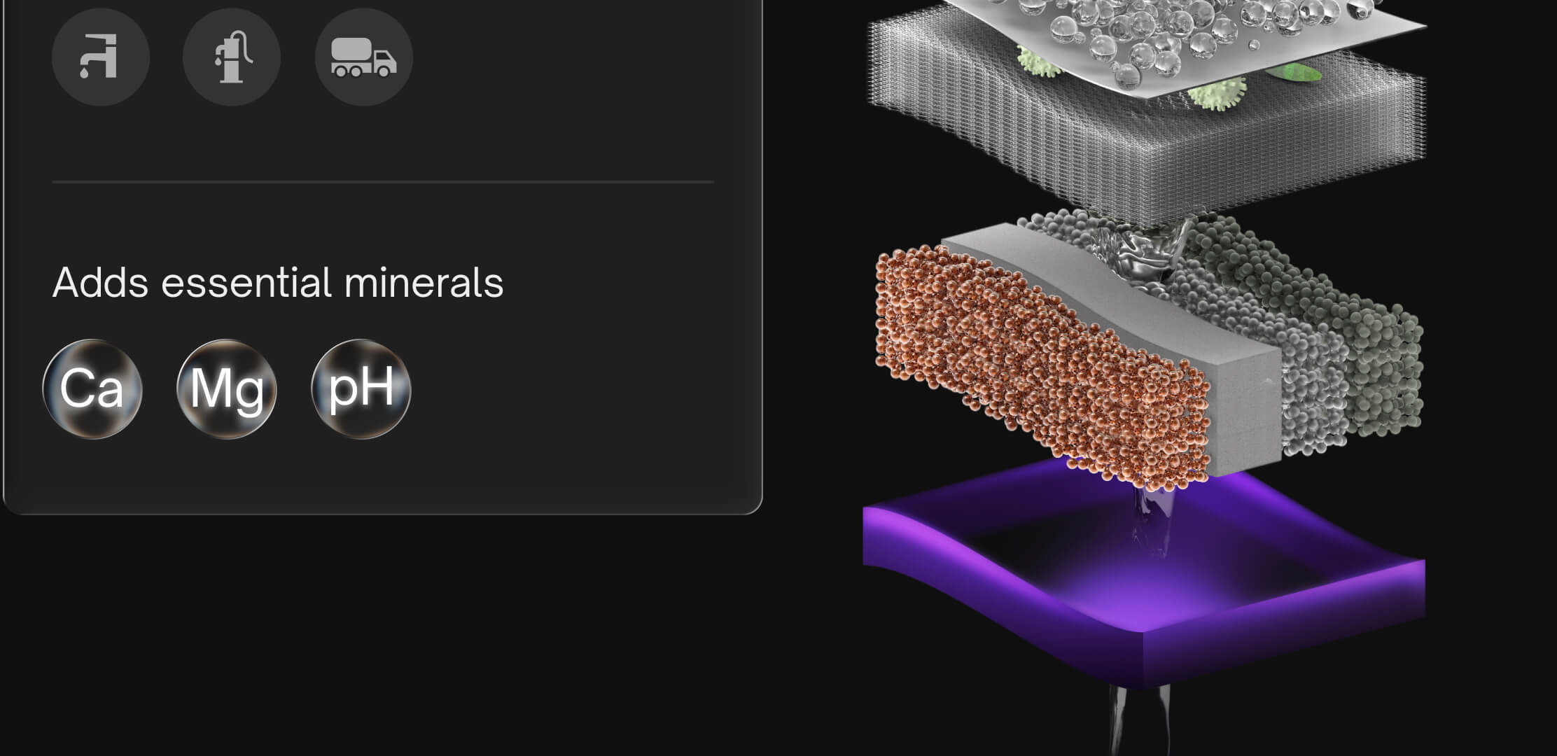 Multi-micron filter - Prevents clogging by size-based filtration
