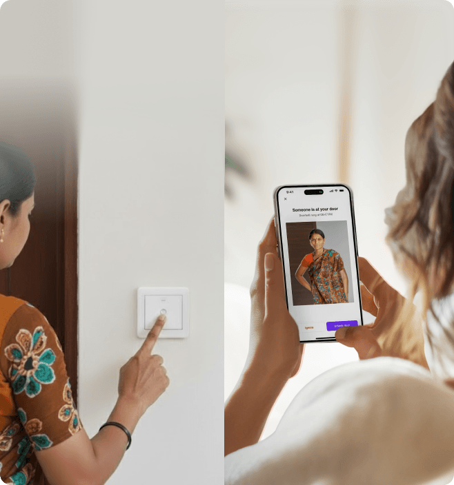 Visitor photos on your phone