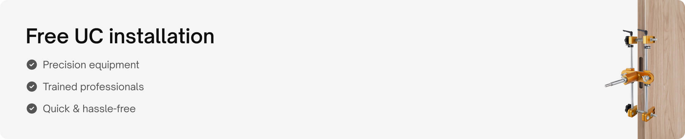 Not compatible - Double doors, Metal & glass doors, Sliding doors