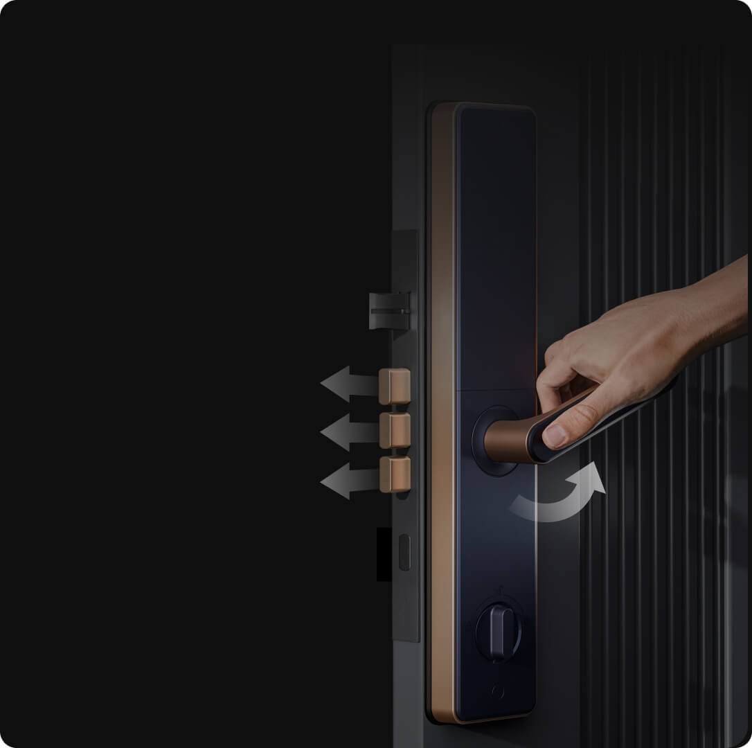 Enhanced security with Triple Deadbolt