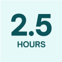 2.5 hours cleaning services