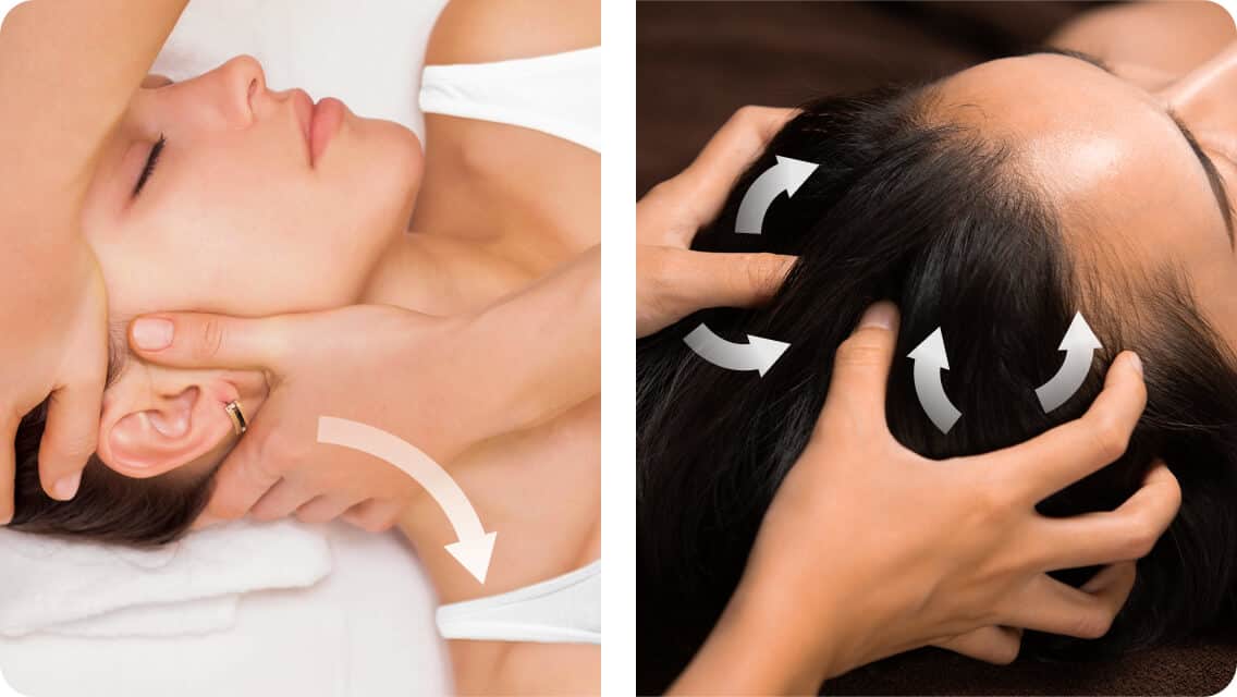 Head, neck & shoulders massage