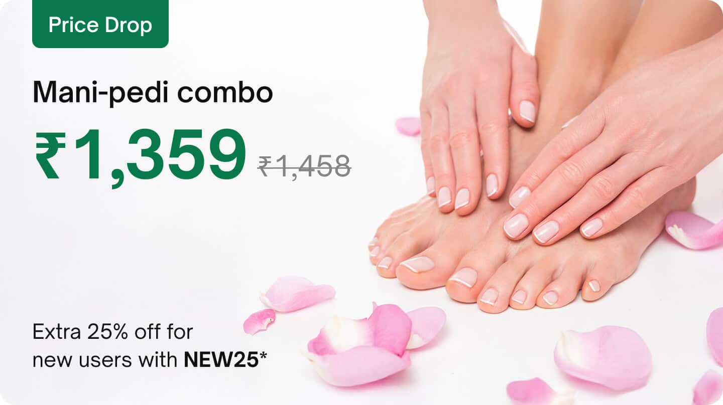 Pedicure & manicure - Mani pedi combo