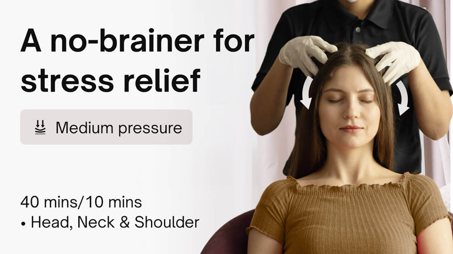 Focused area massage - Head, Neck & Shoulder (40 mins)