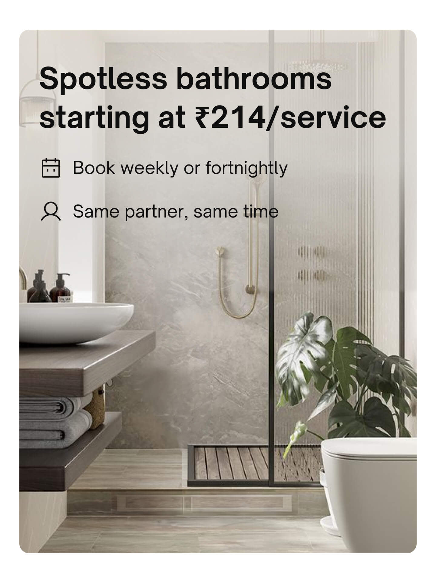 Top Weekly Bathroom Cleaning services in Bangalore, India at your home