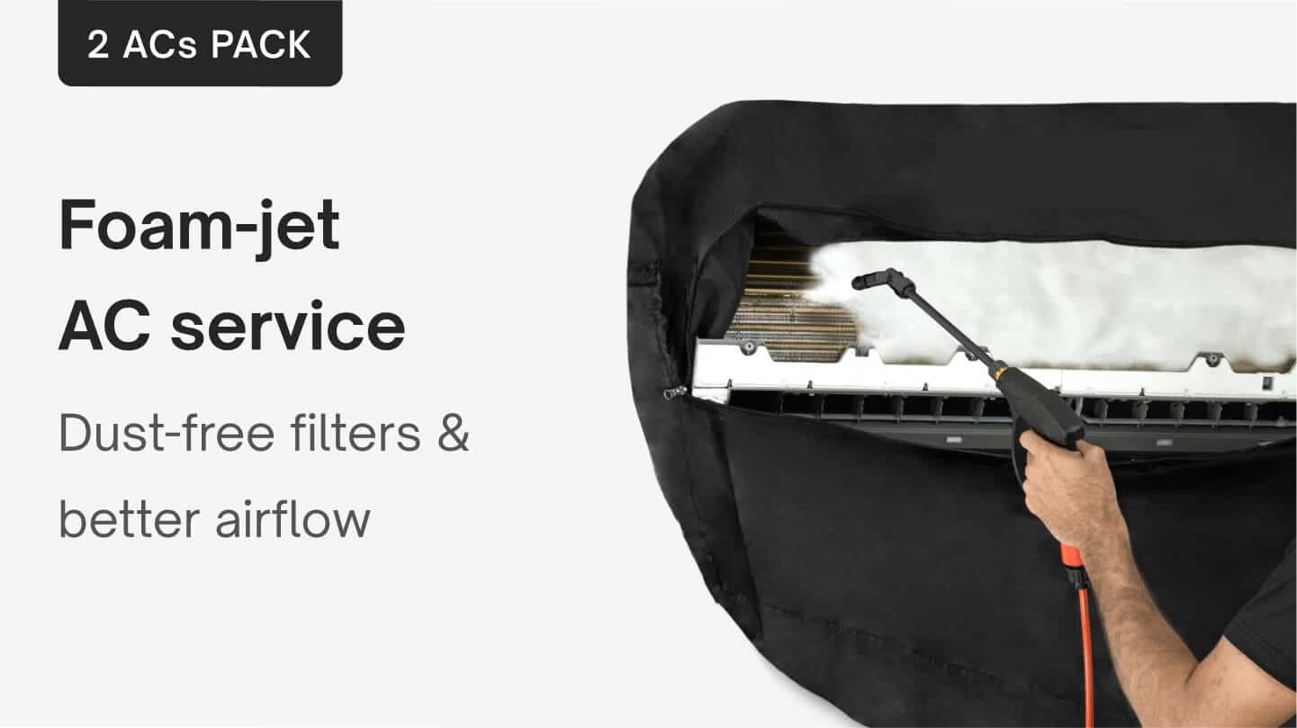 Super saver packages - Foam-jet service (2 ACs)