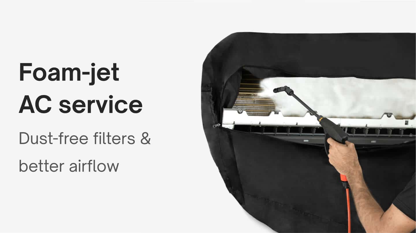 Service  - Foam-jet AC service
