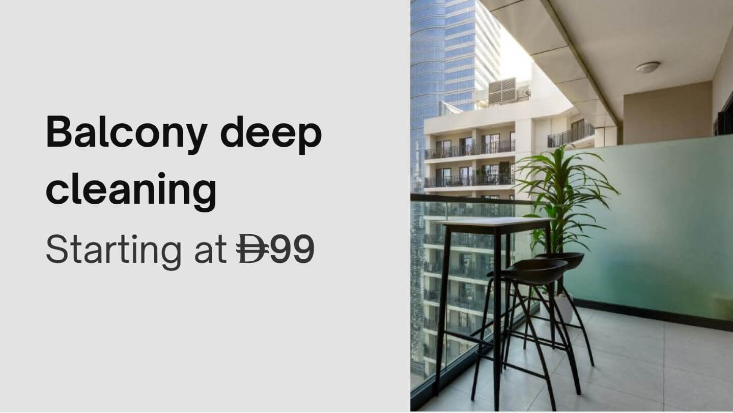 Balcony and Terrace - Balcony Deep Cleaning