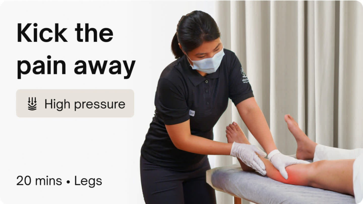 Pain relief - Leg pain relief massage