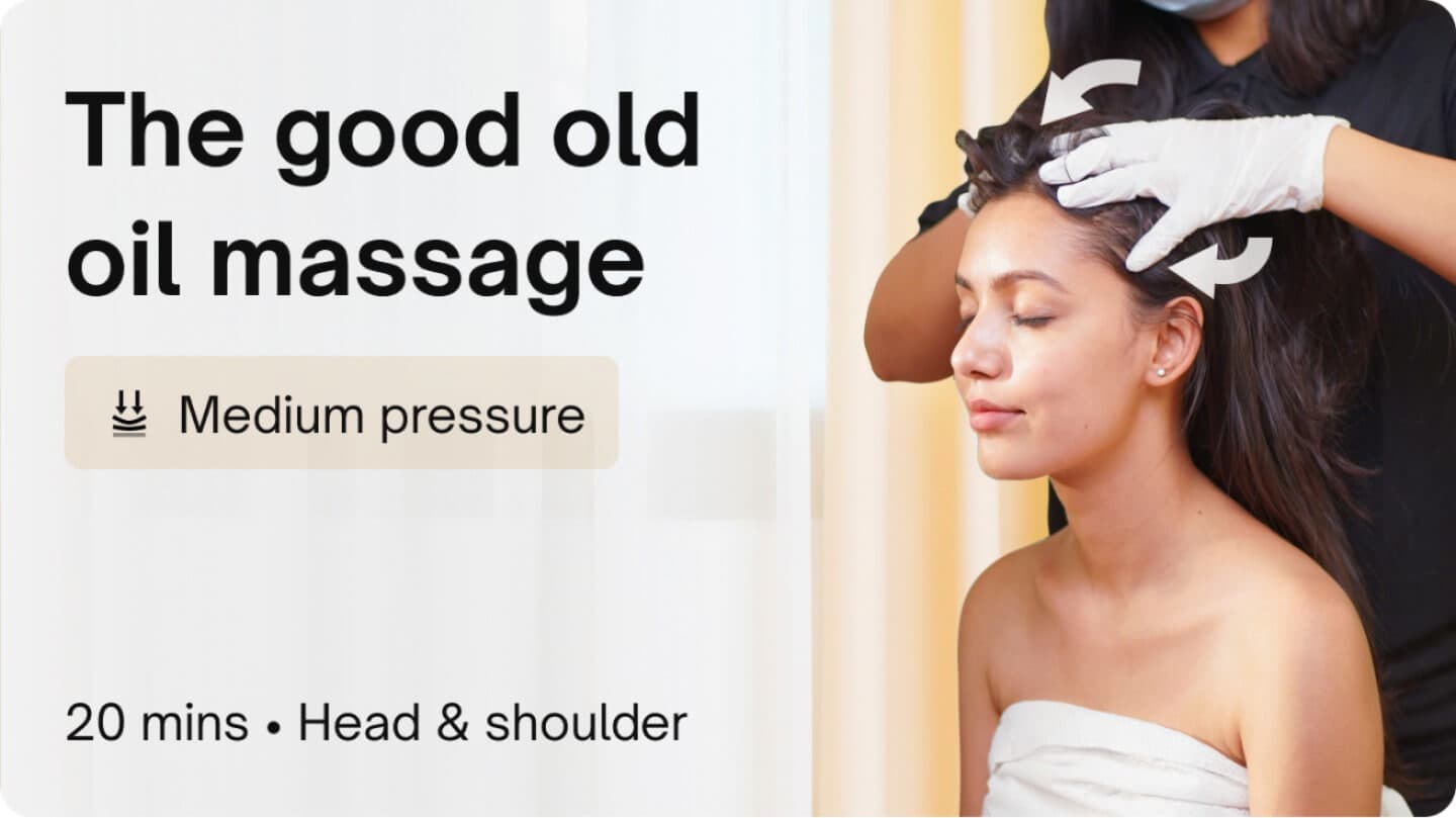 Add-ons - Head & shoulder massage