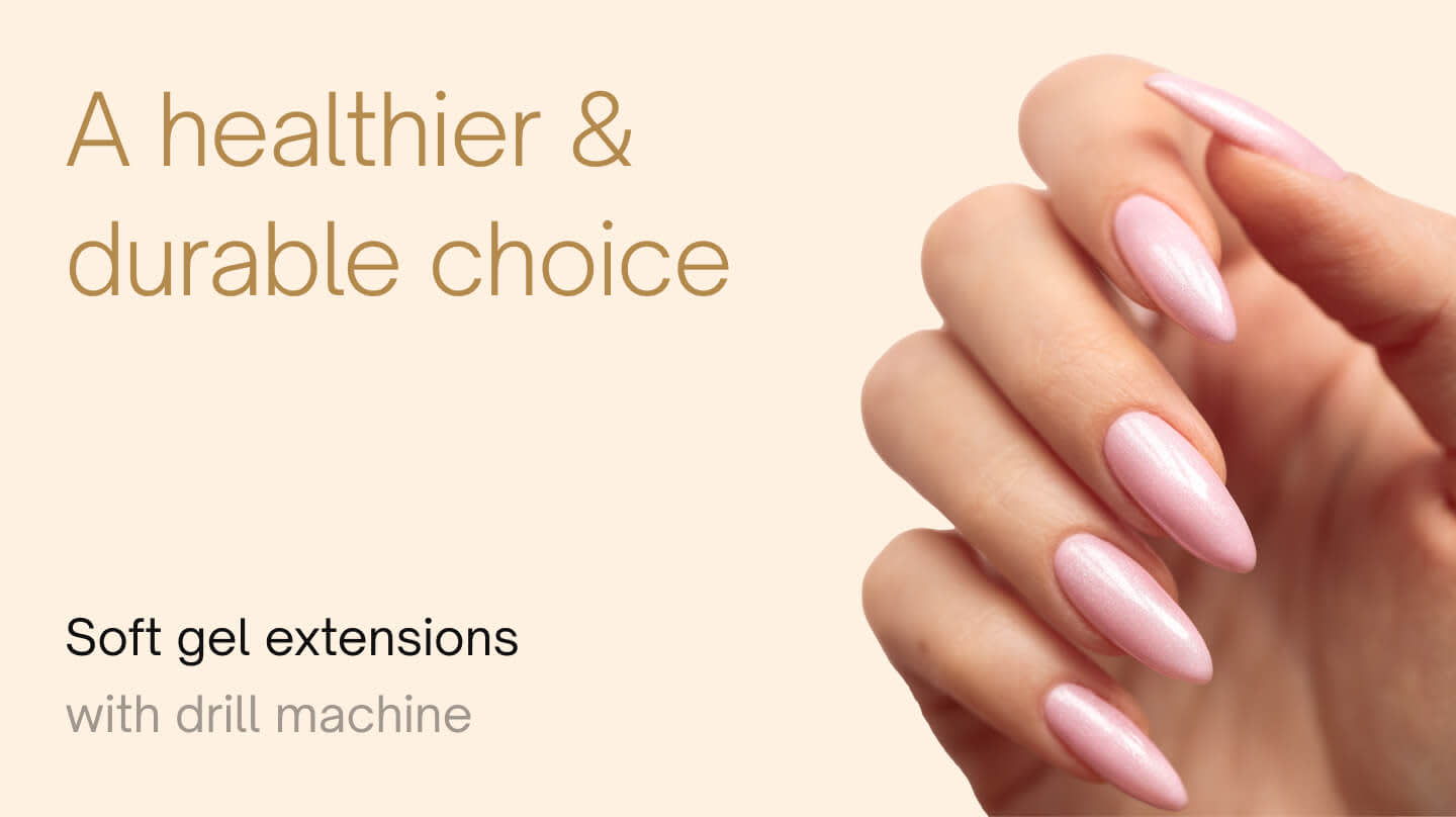Nail art & extensions - Soft-gel nail extension manicure