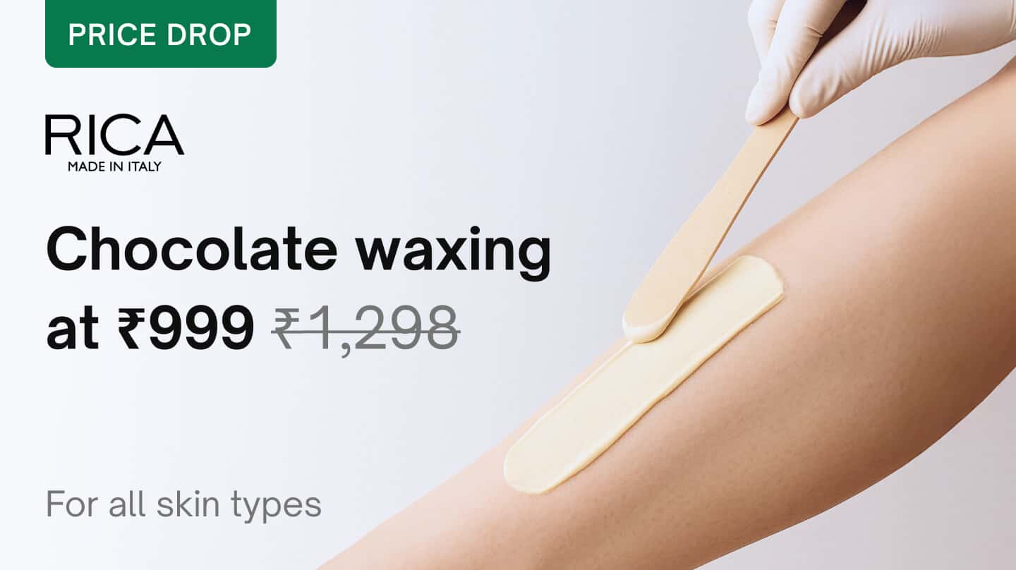 Waxing & threading - RICA Chocolate (Full arms, legs, underarms)